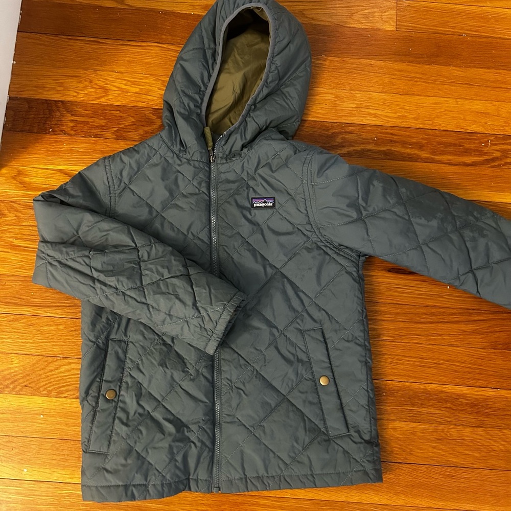 Patagonia Kids Puffer Jacket - Dark Green